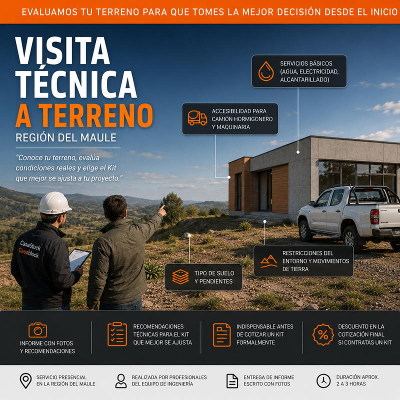 Visita Técnica a Terreno — Región del Maule
