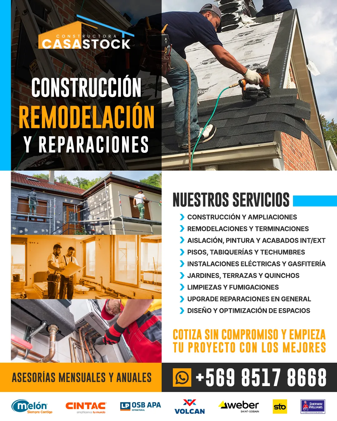 Servicio de construcción profesional de viviendas SIP - CasaStock