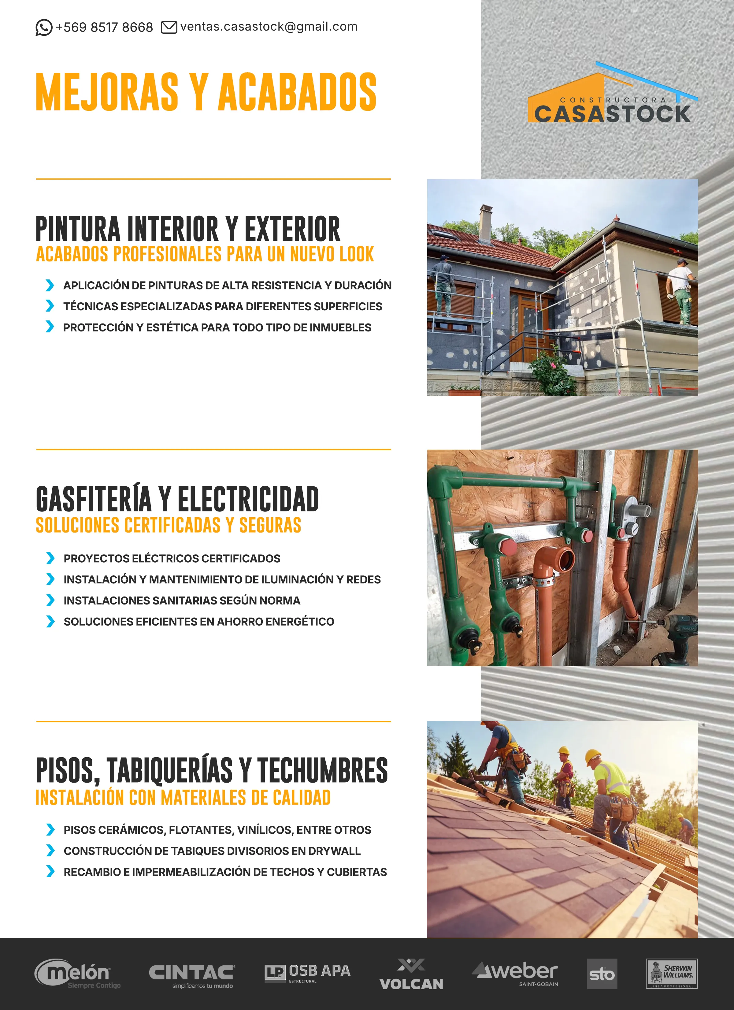 Servicio de construcción profesional de viviendas SIP - CasaStock